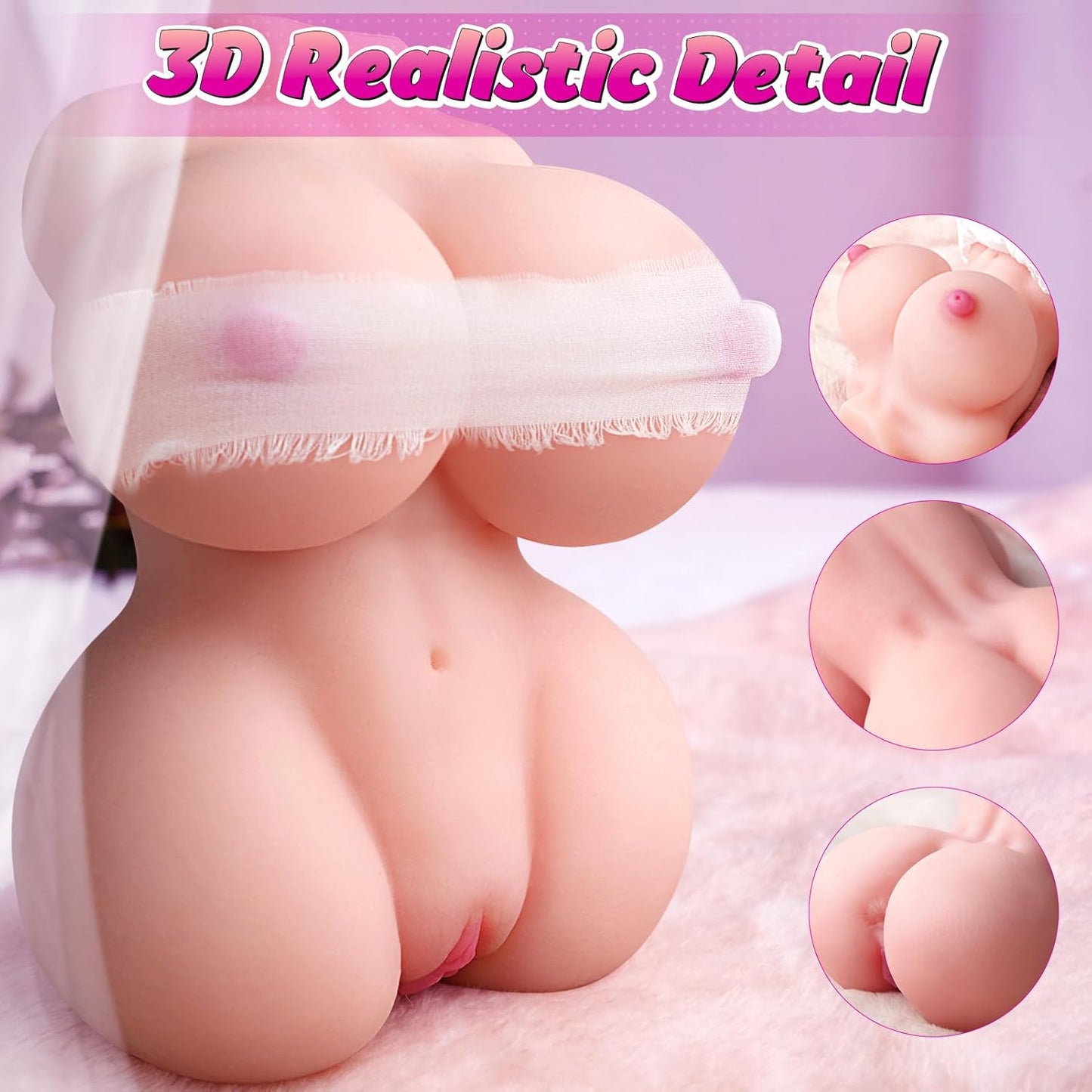 MiniVixen Portable Mini Torso Male Masturbator