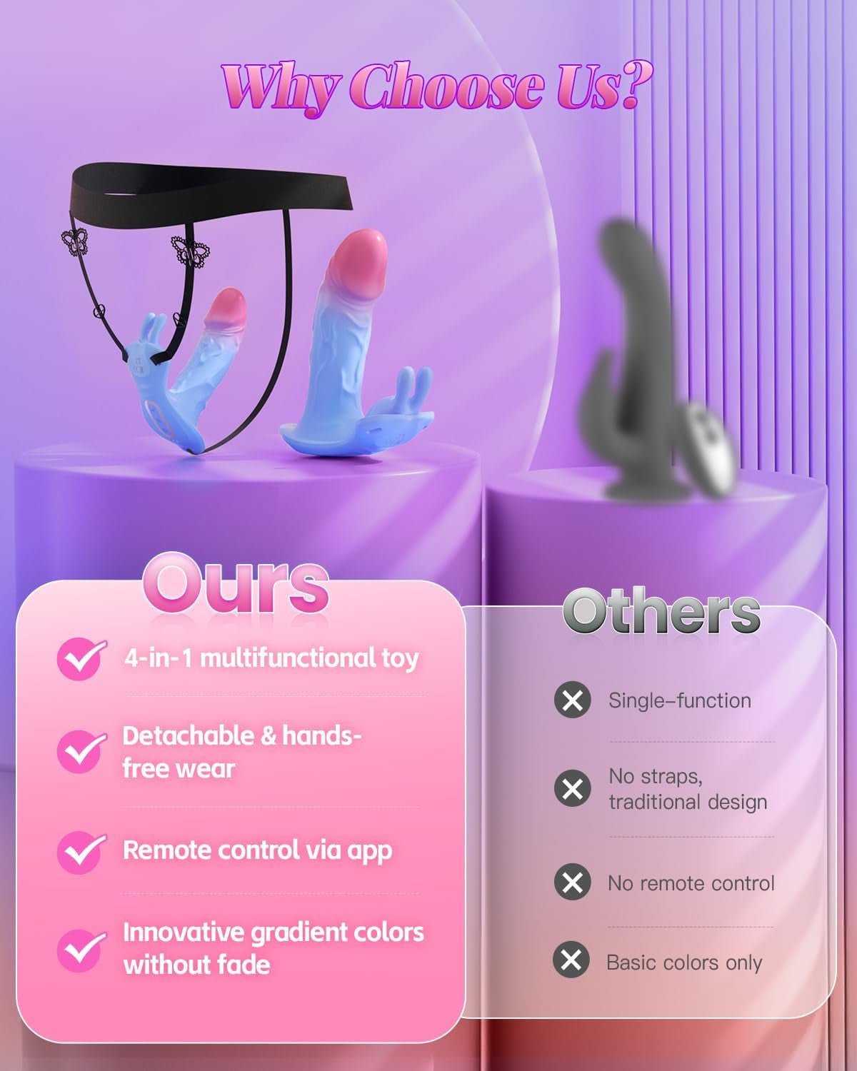 CandyMotion App Control Thrusting Panty Vibrator - Vixen | Nova Network