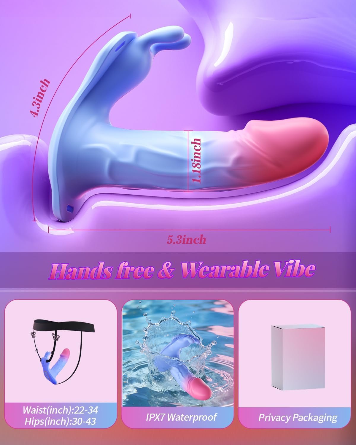 CandyMotion App Control Thrusting Panty Vibrator - Vixen | Nova Network