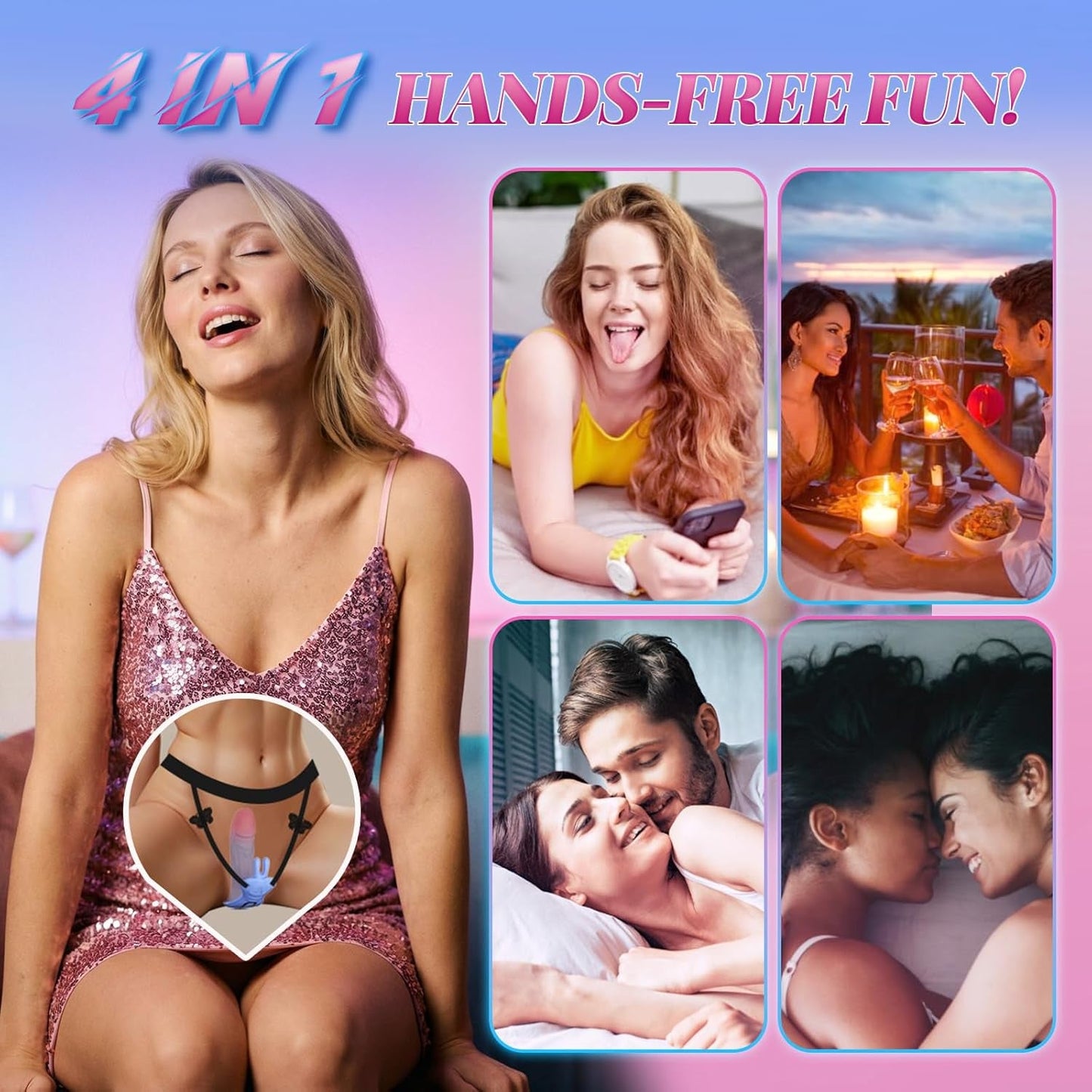 CandyMotion App Control Thrusting Panty Vibrator - Vixen | Nova Network