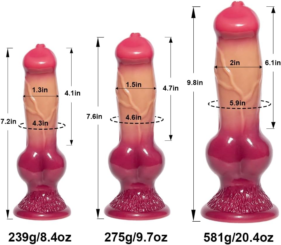 CanineKnot 3 - in - 1 Anal Trainer & Realistic Knot Dildo Set - Vixen | Nova Network