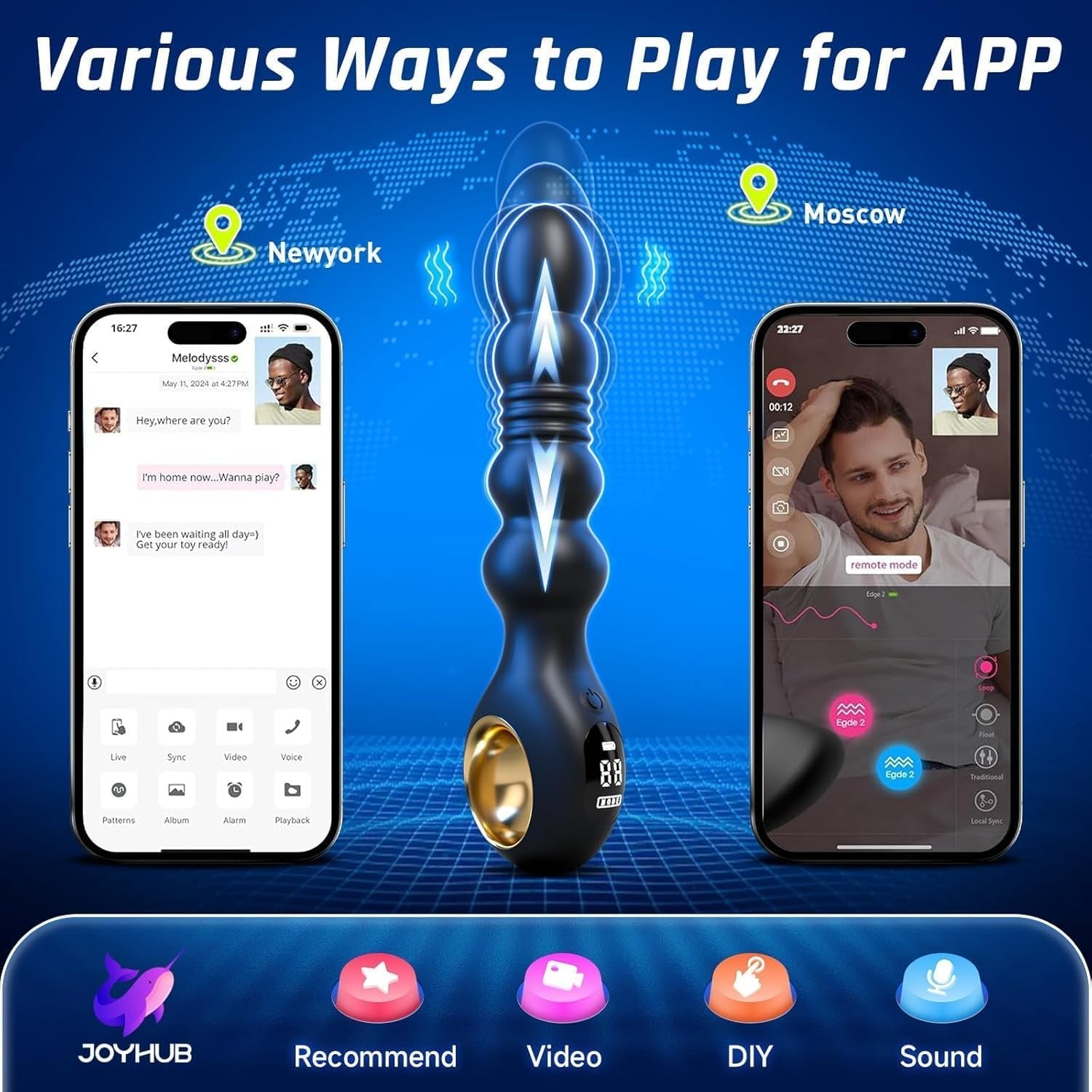 CascadePulseAnal Beads Prostate Massager Thrusting 7+7 Modes - Vixen | Nova Network