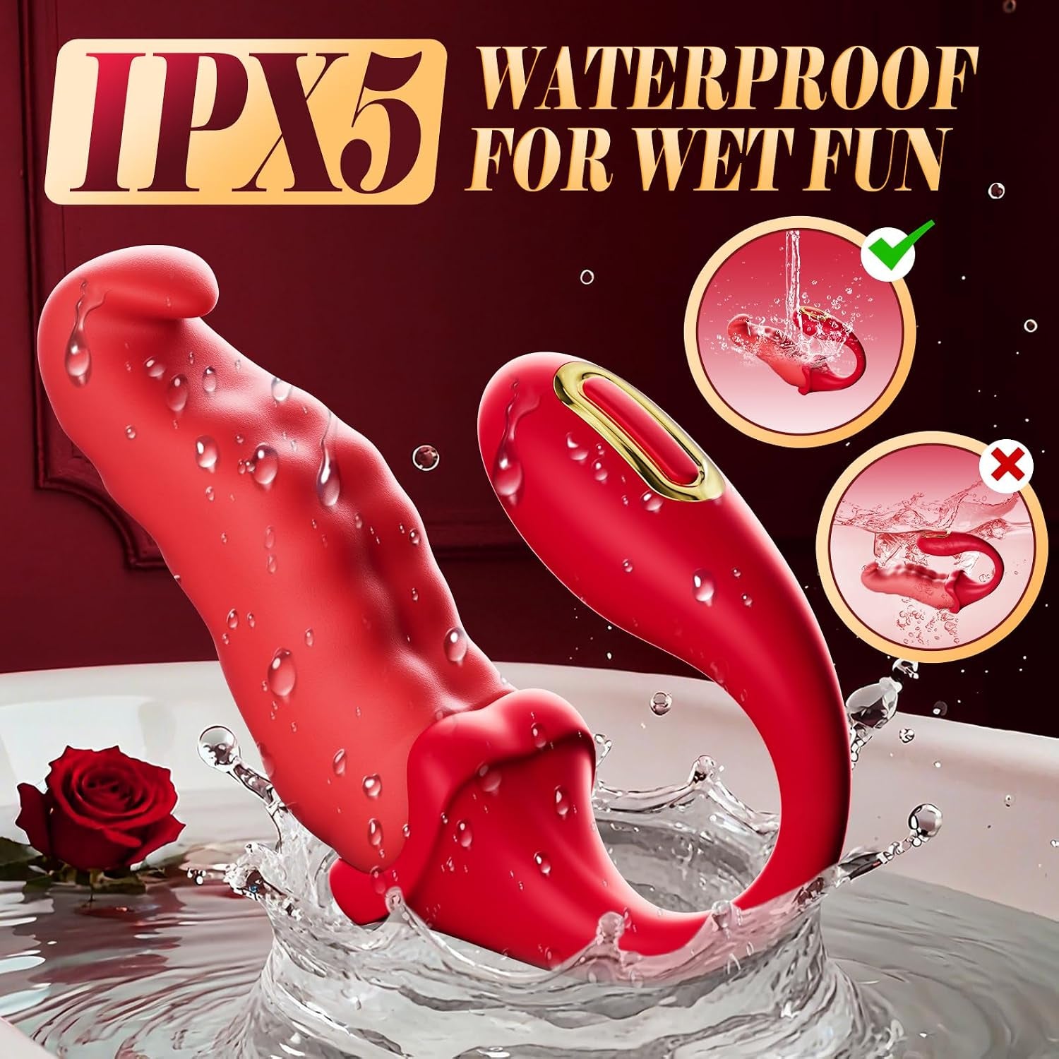 VelvetTongue App-Control Licking Tongue Vibrator – Wiggle & Vibrate