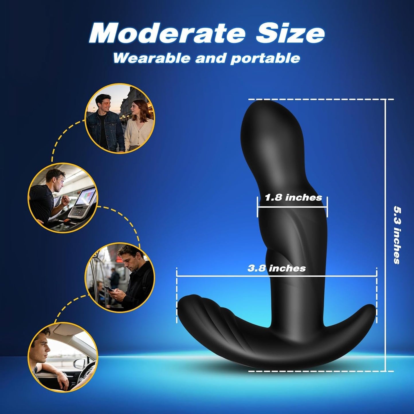 OrbitBliss 360° Rotating Prostate Massager | Remote Vibe