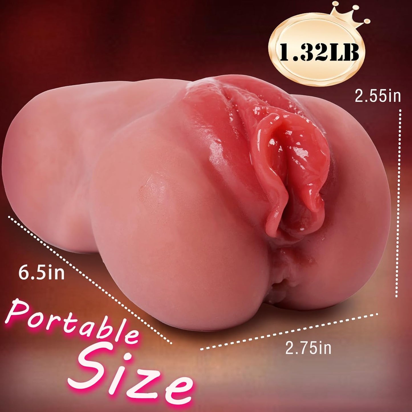 LushVale Realistic 3D Pocket Pussy Stroker