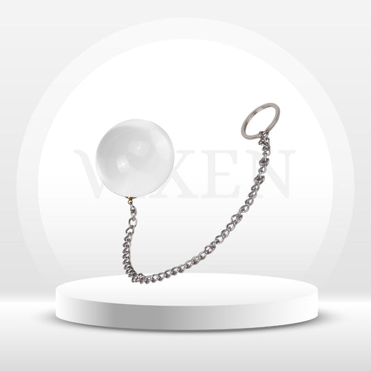 ChainCore Large Glass Anal Plug - Vixen | Nova Network