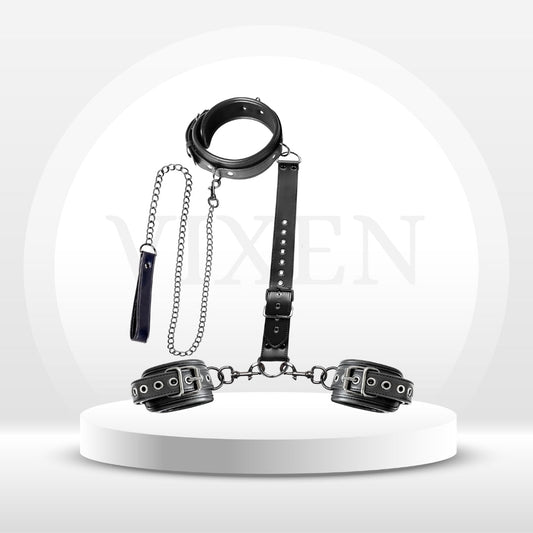 ChainLink Neck - to - Wrist Bondage Kit - Vixen | Nova Network