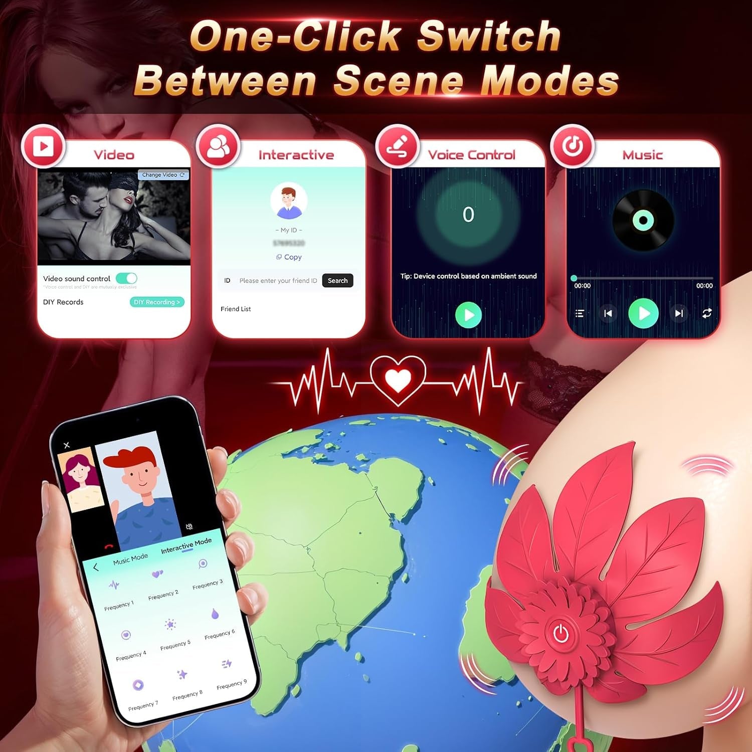 ChainMaster Vibrating Nipple Chain Clamps - Vixen | Nova Network