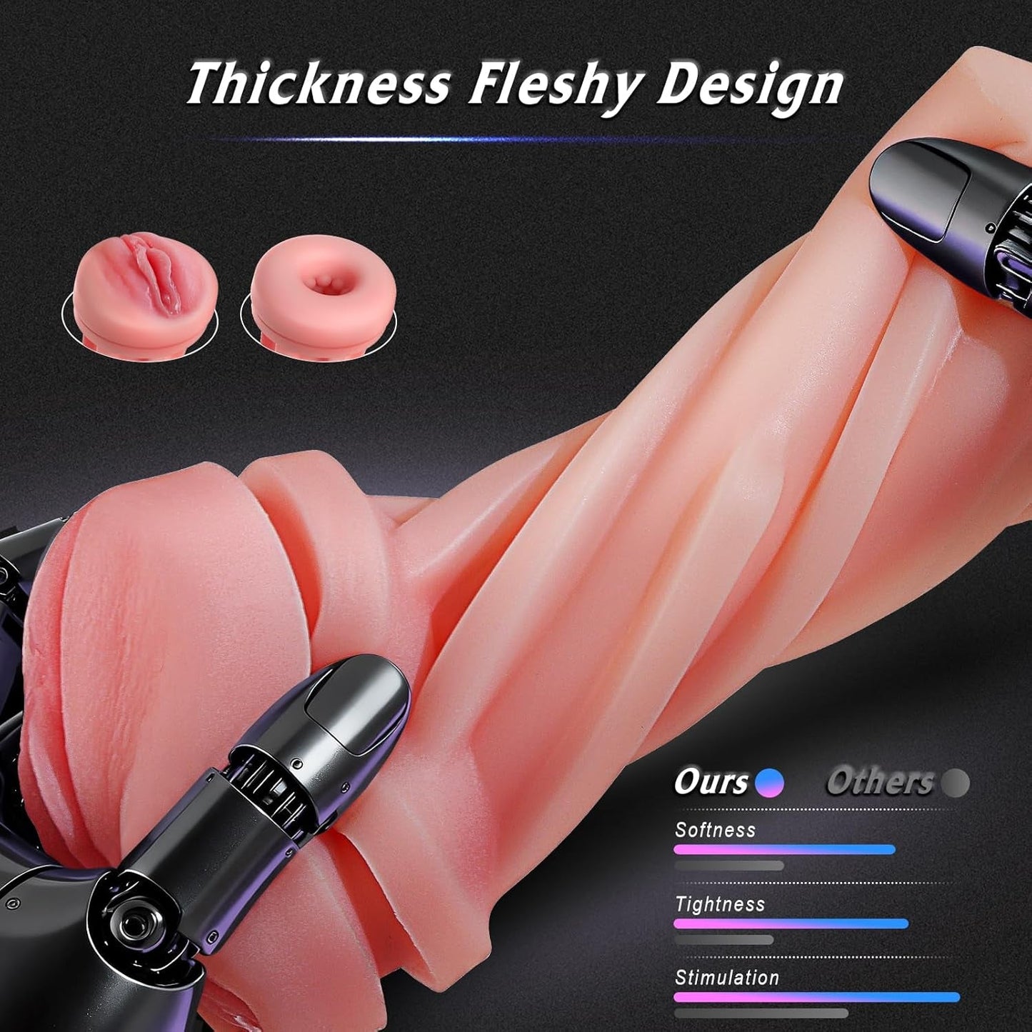 CipherX 2 Sleeves Male Stroker 9 Suction + 9 Vibe - Vixen | Nova Network