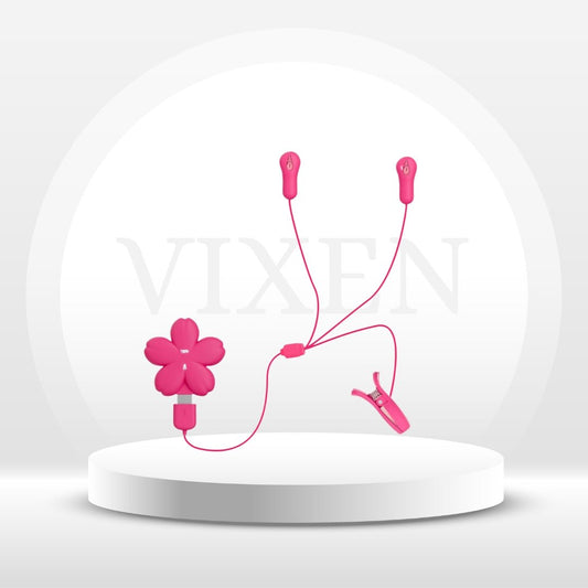 ClampCrave Multi - Zone Nipple Vibrator - Vixen | Nova Network