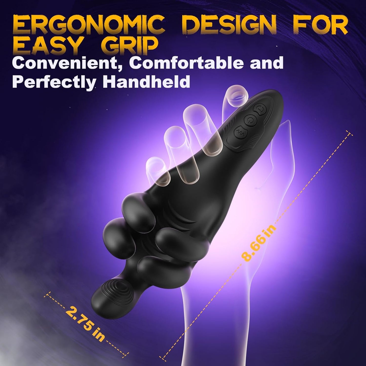 ClampVibe Hand Penis Vibrator Trainer - Vixen | Nova Network