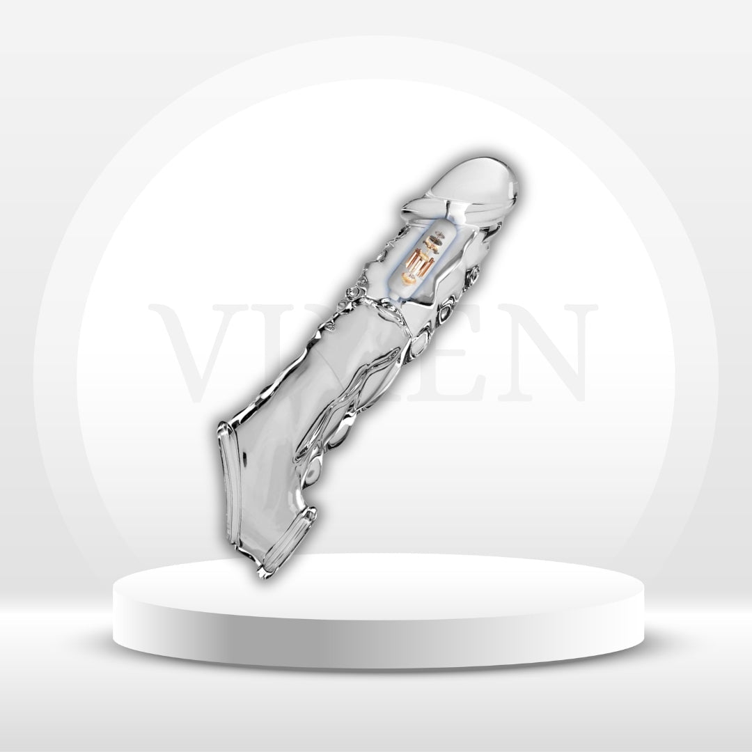 ClearCharge Vibrating Penis Sleeve Extender - Vixen | Nova Network