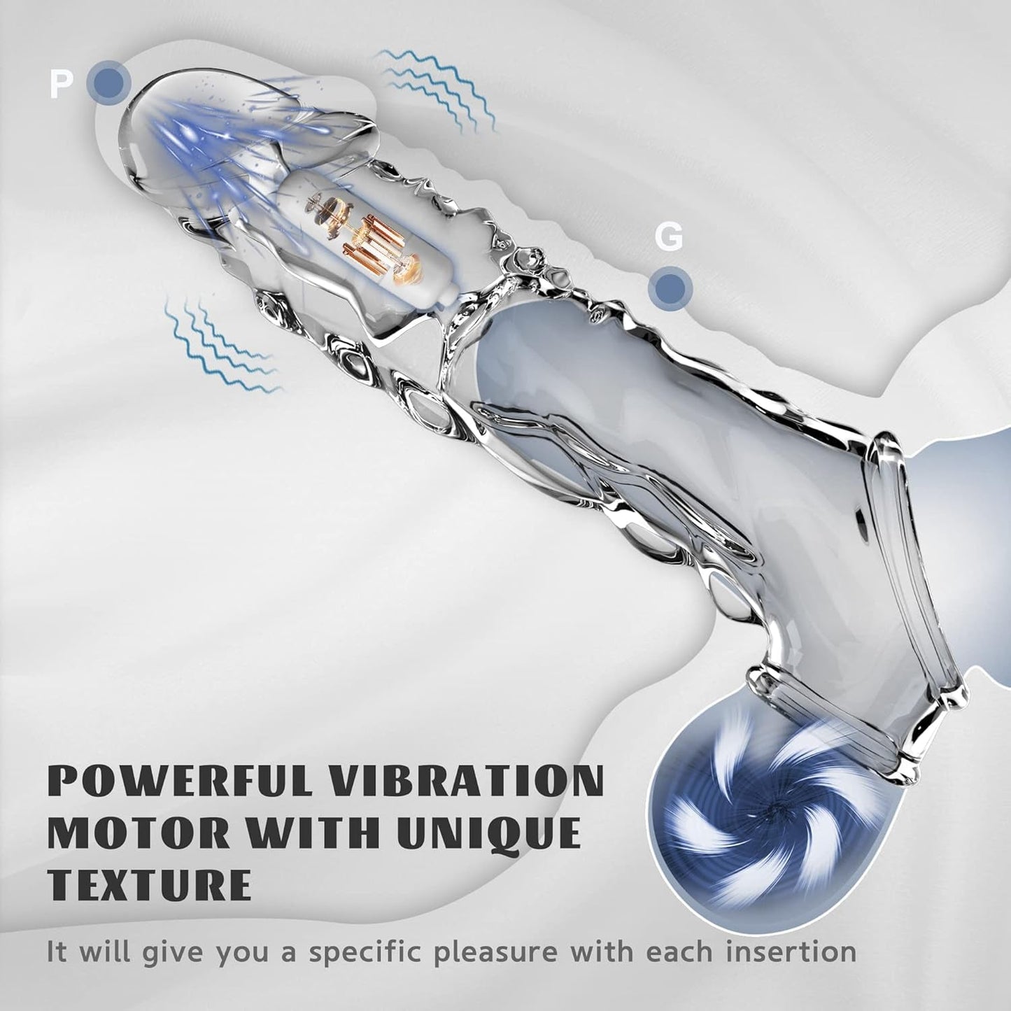 ClearCharge Vibrating Penis Sleeve Extender - Vixen | Nova Network