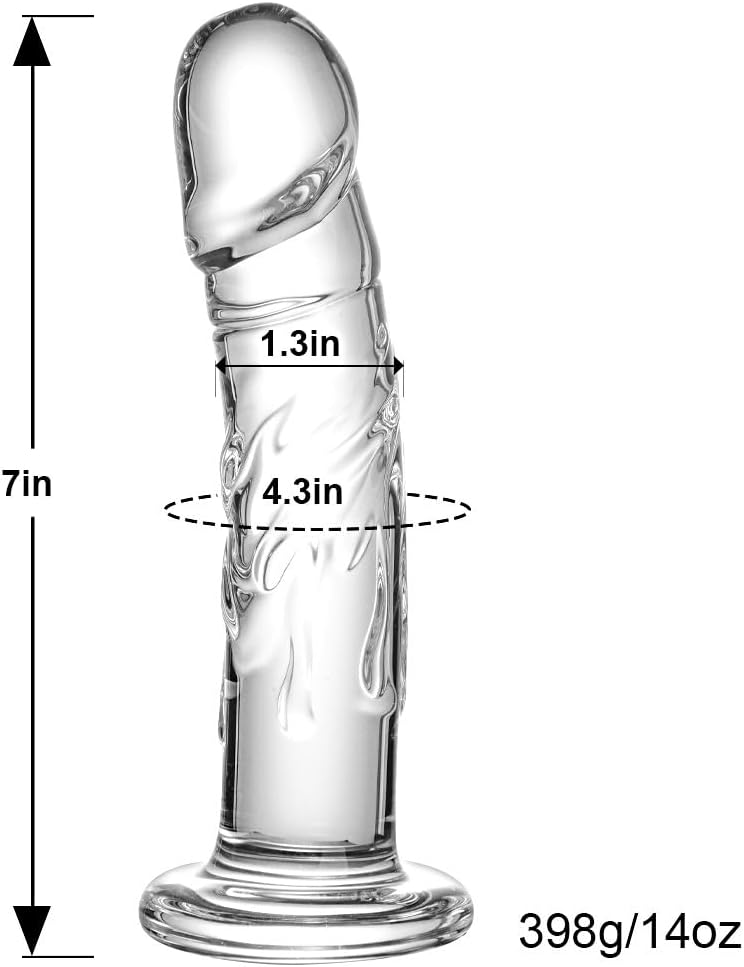 ClearLuxe Beginner Glass Dildo - Vixen | Nova Network