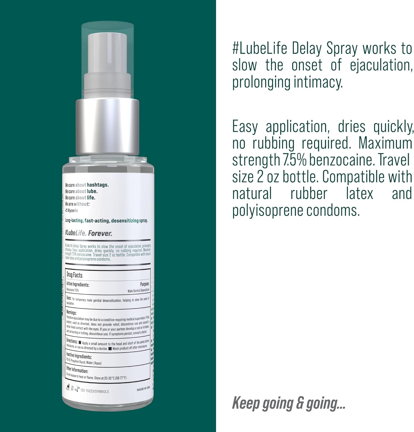 Climax Control Delay Spray - 2 Fl Oz - Vixen | Nova Network
