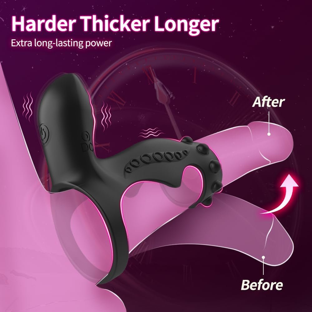 ClimaxLock Vibrating Cock Sleeve & Clit Massager - Vixen | Nova Network