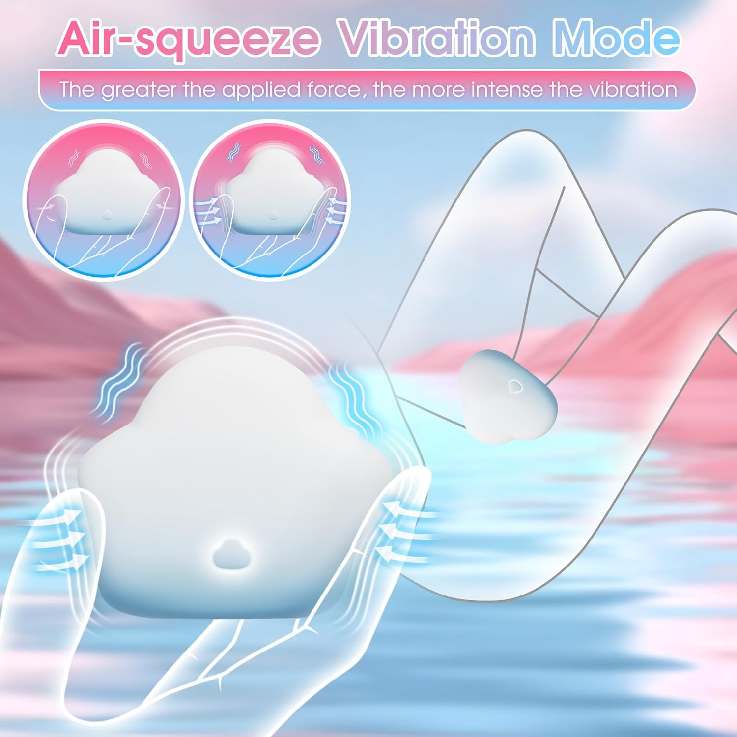 CloudMuse Air Pulse Clit Vibrator - Vixen | Nova Network