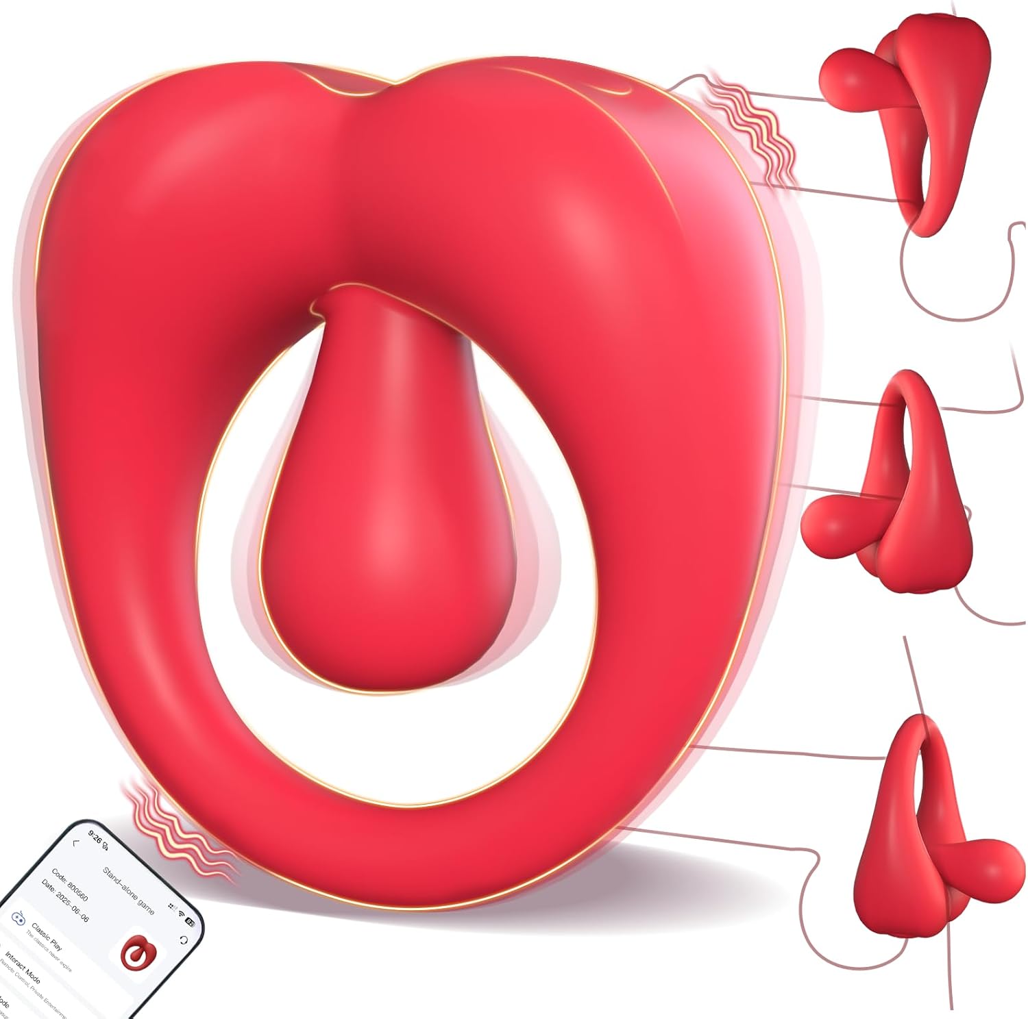 ClutchMotion 360° Vibrating Cock Ring - Vixen | Nova Network
