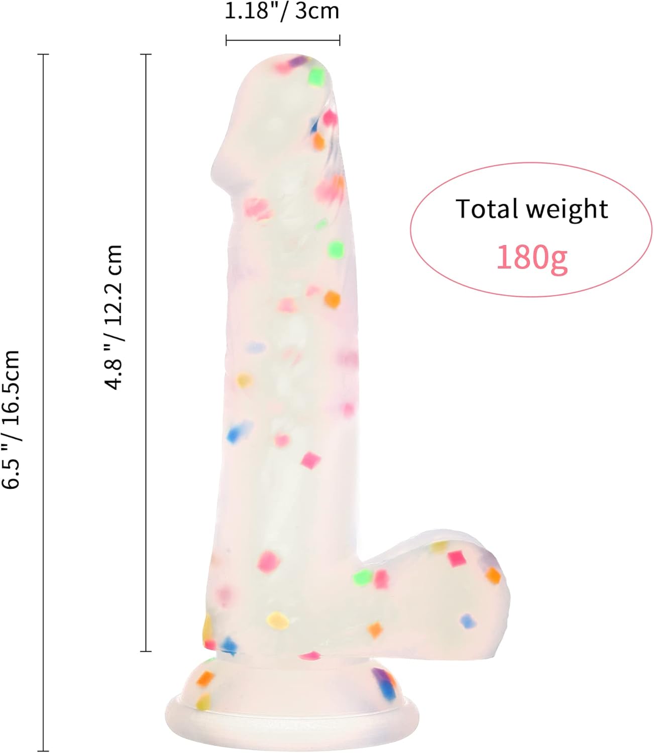 ColorThrust 6.5" Silicone Dildo - Vixen | Nova Network