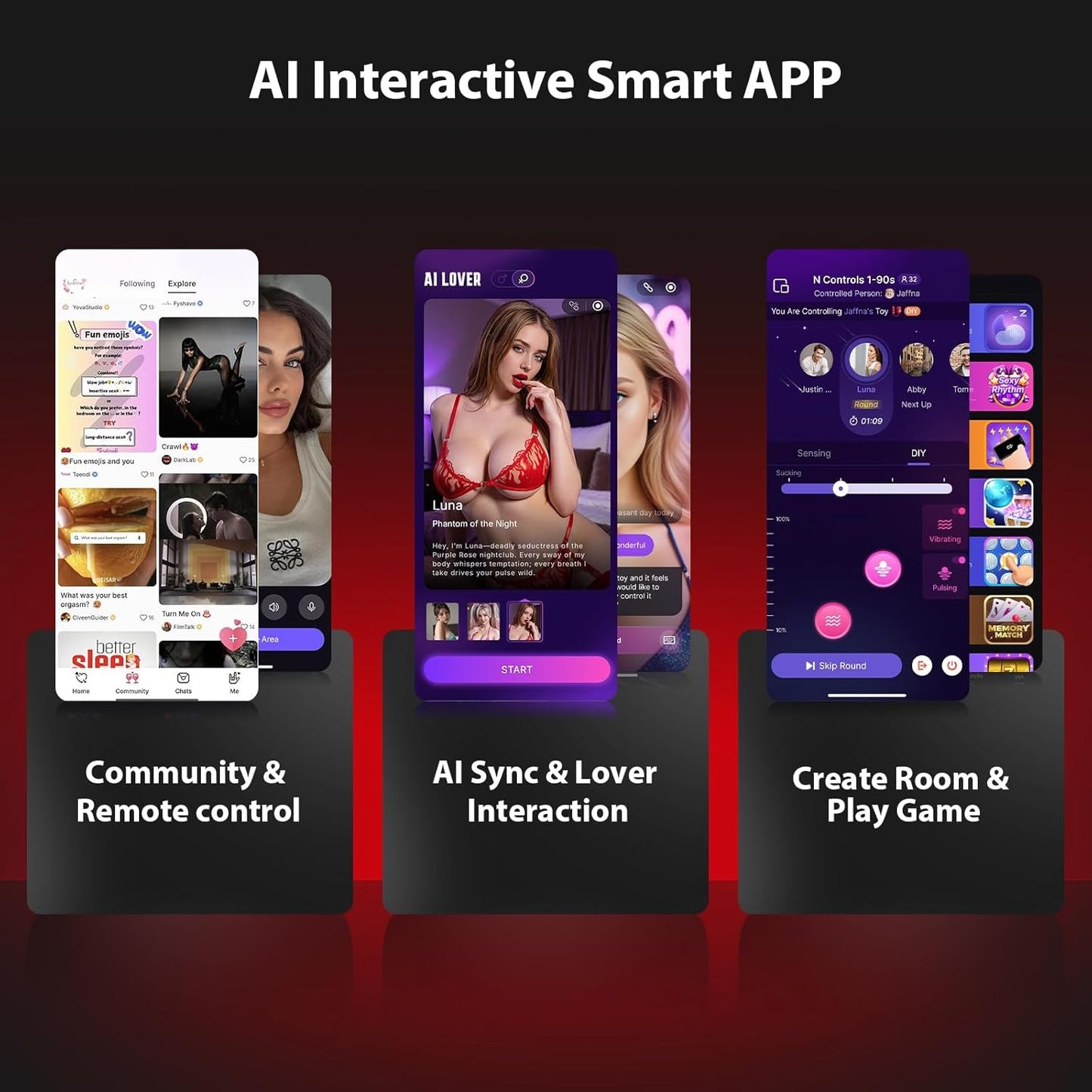 CommandGrip AI Male Masturbator & Penis Pump - Vixen Adult Playroom