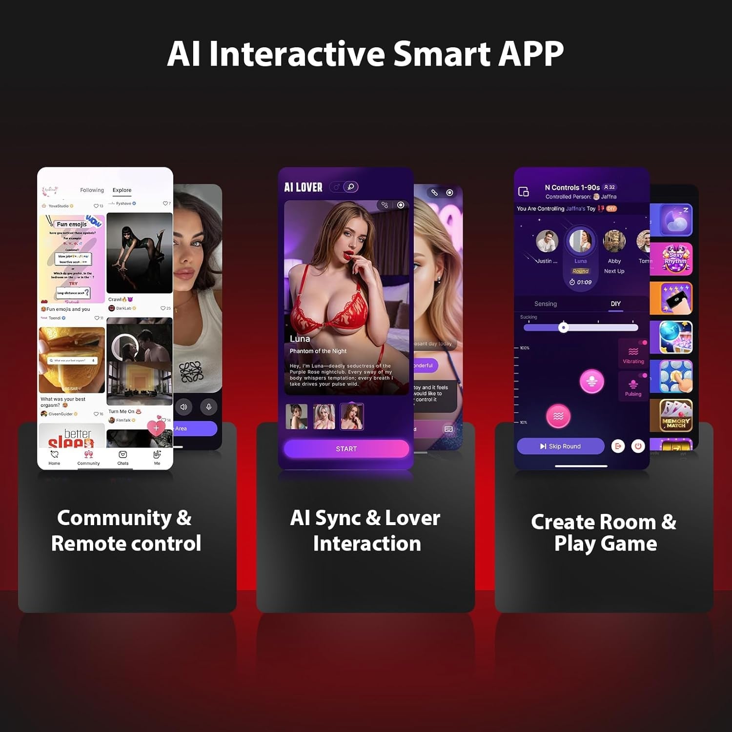 CommandGrip AI Male Masturbator & Penis Pump - Vixen Adult Playroom