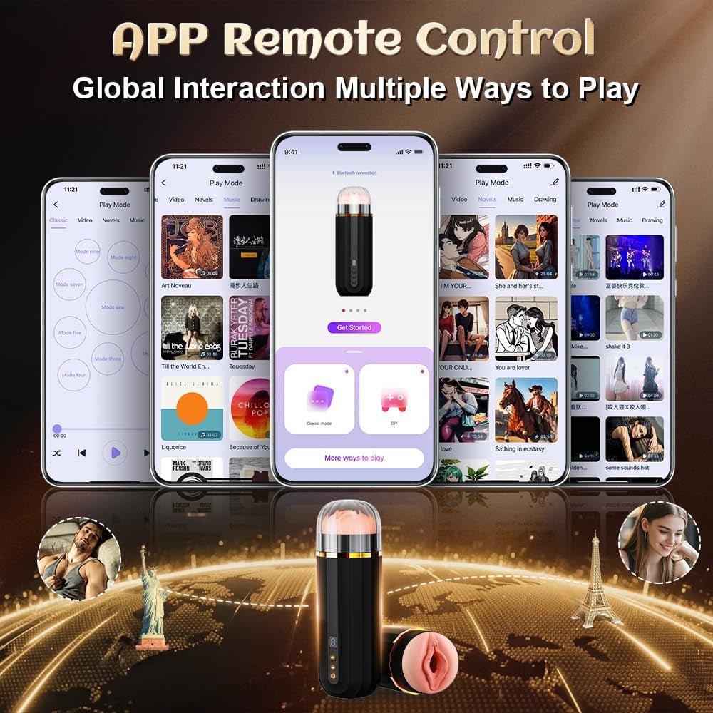 CommandSuite Male Stroker Set 10 Suction + 10 Vibe | AI + Plug - Vixen | Nova Network