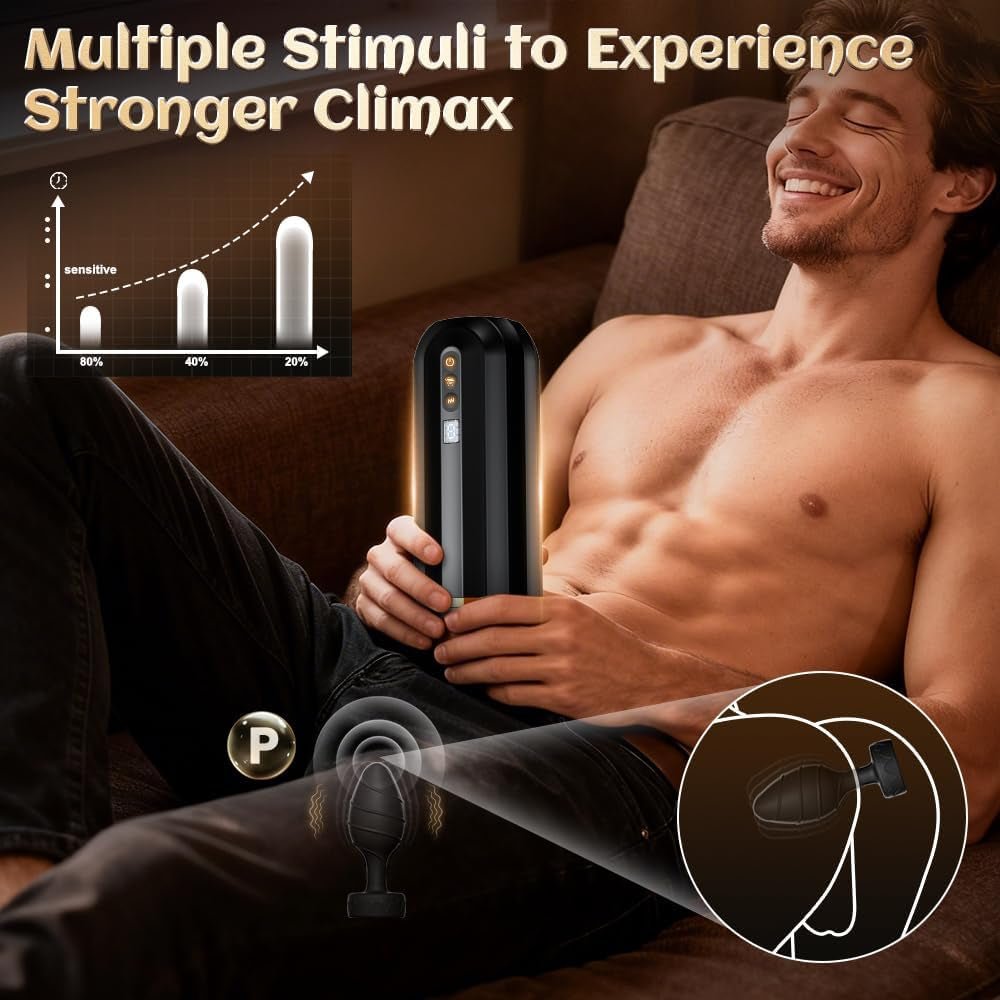 CommandSuite Male Stroker Set 10 Suction + 10 Vibe | AI + Plug - Vixen | Nova Network