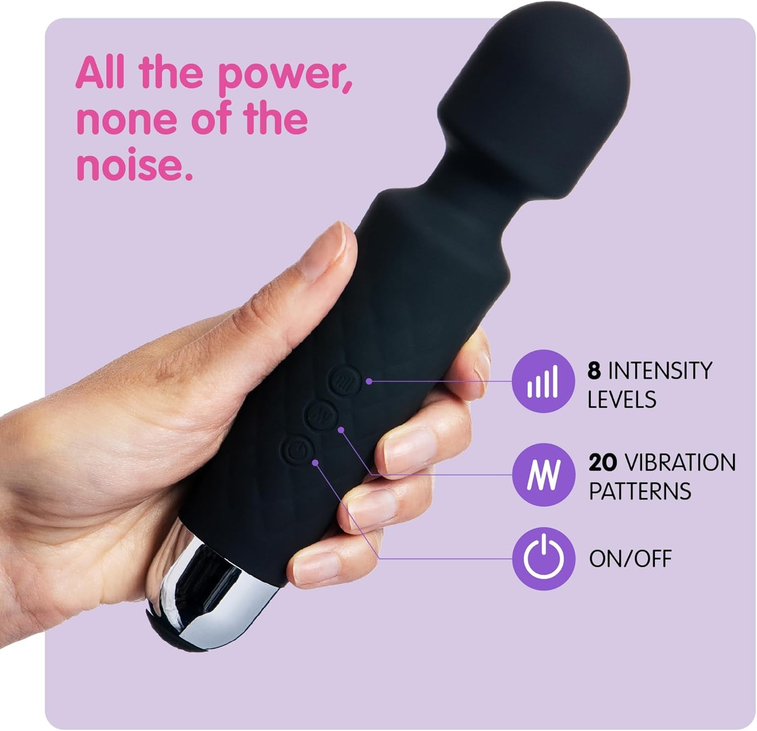 CompactMuse 20 - Mode Clit & G - Spot Wand Vibrator - Vixen | Nova Network