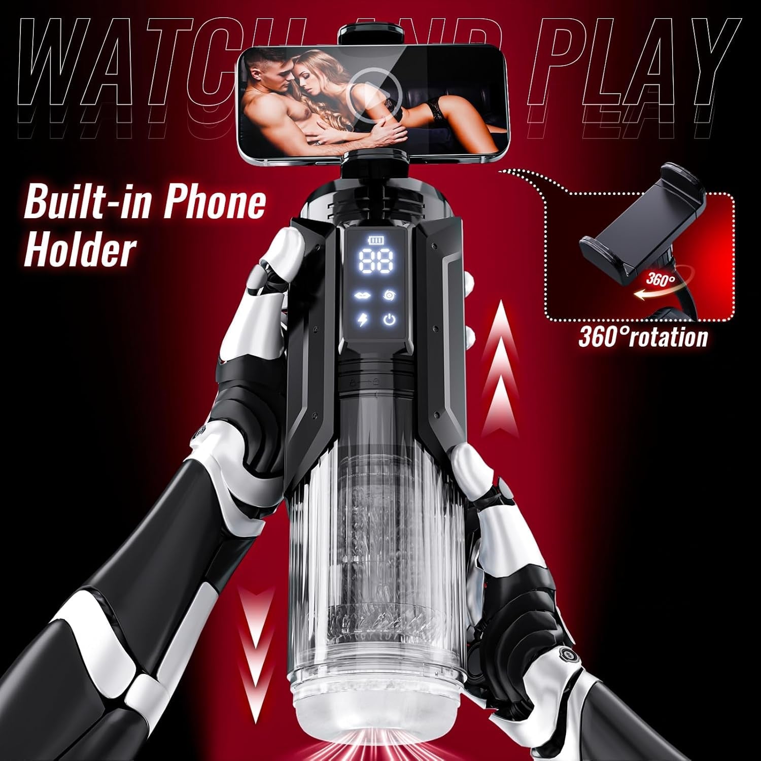 CompanionCore AI Male Masturbator & Penis Pump - Vixen Adult Playroom