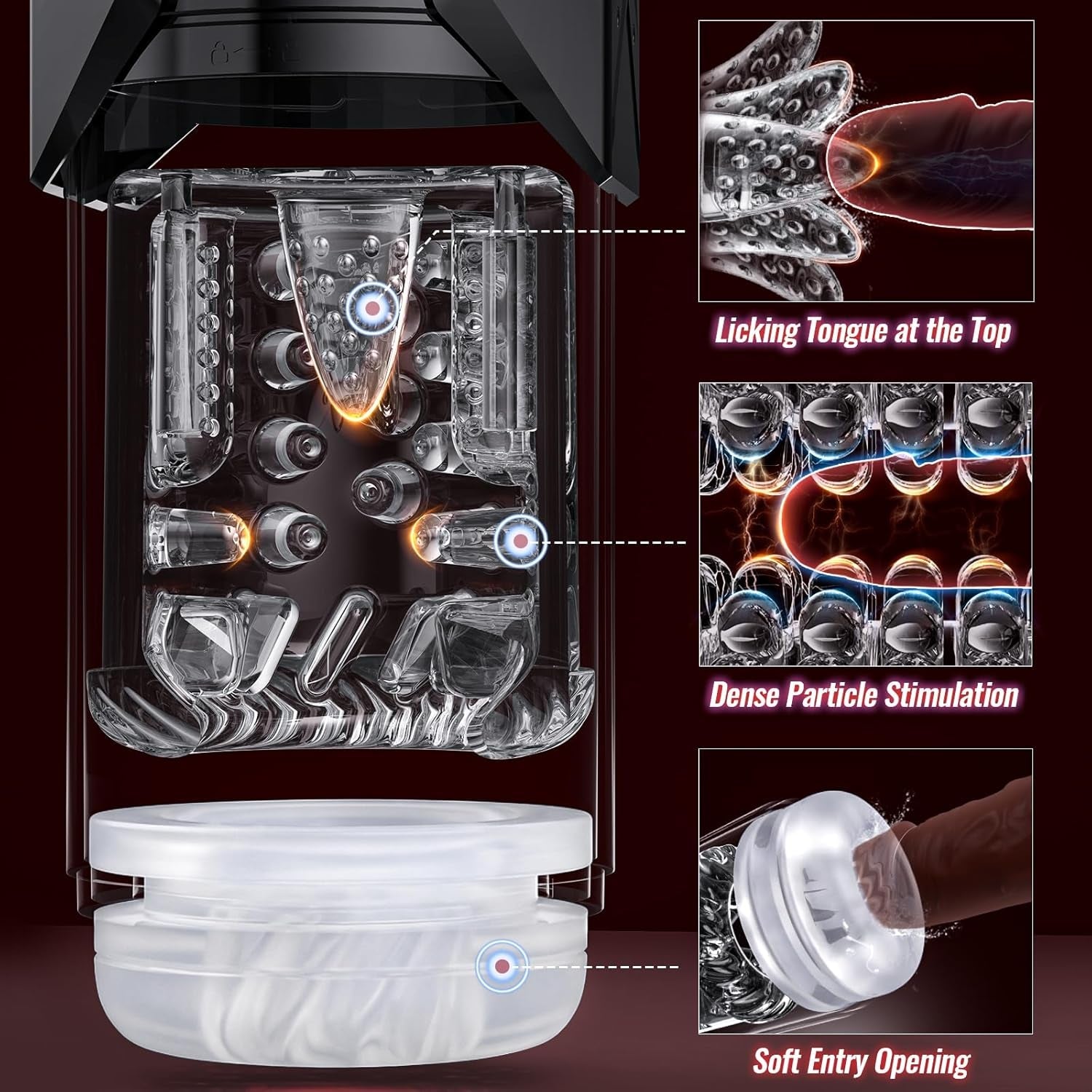 CompanionCore AI Male Masturbator & Penis Pump - Vixen Adult Playroom