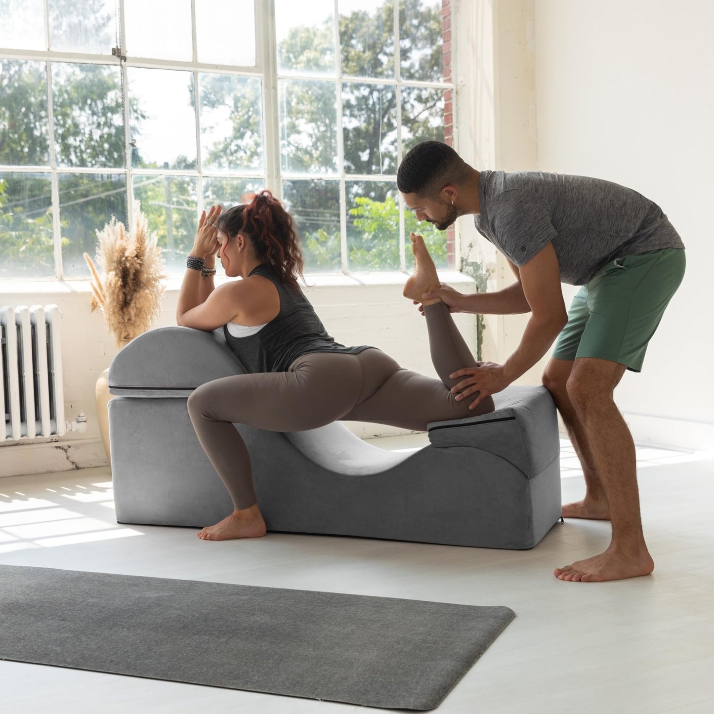 Convertible Gray Intimate Lounge Sex Chaise - Vixen | Nova Network