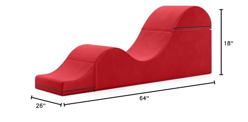 Convertible Red Intimate Lounge Sex Chaise - Vixen | Nova Network