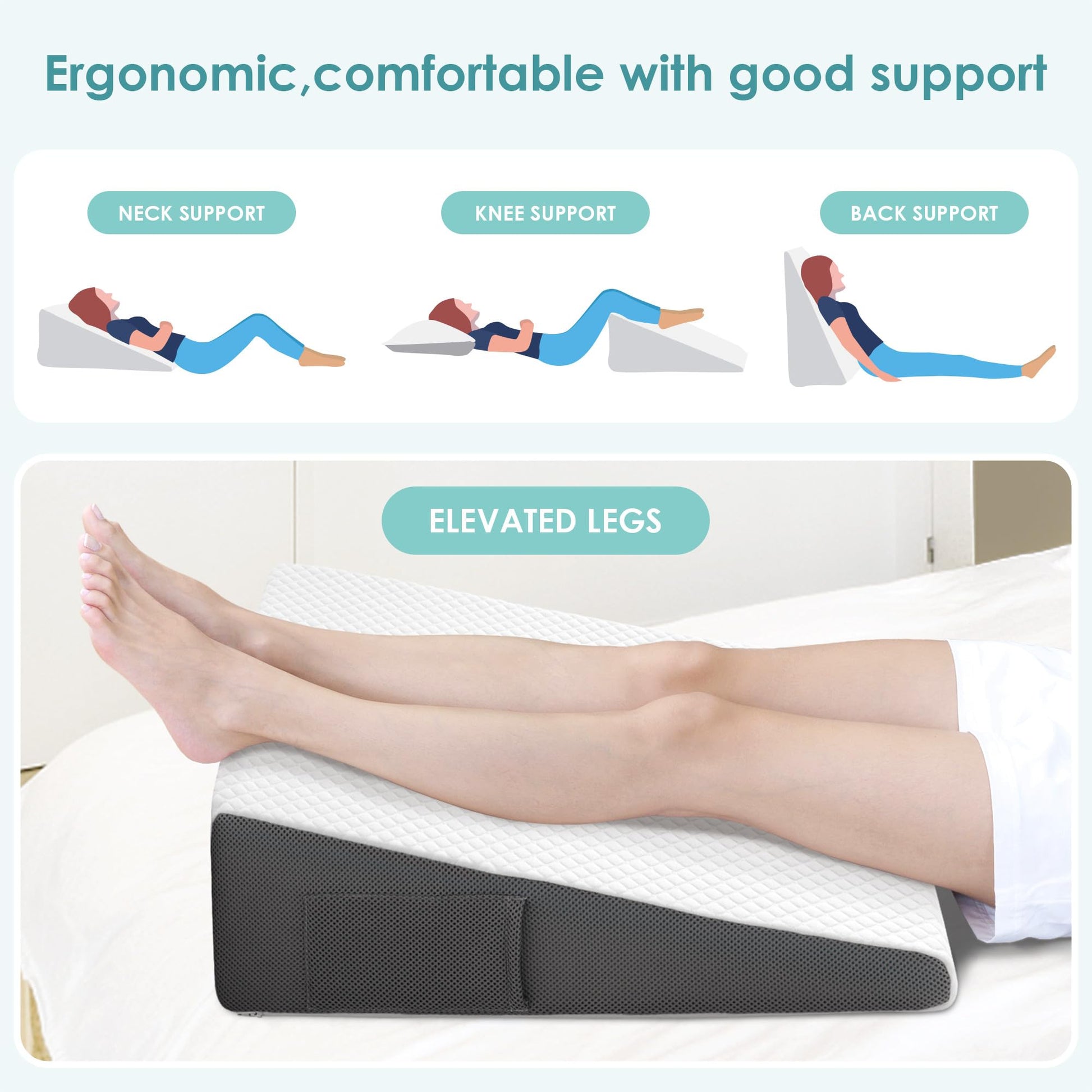 Cooling Couples Intimacy Support Incline Wedge - Vixen | Nova Network
