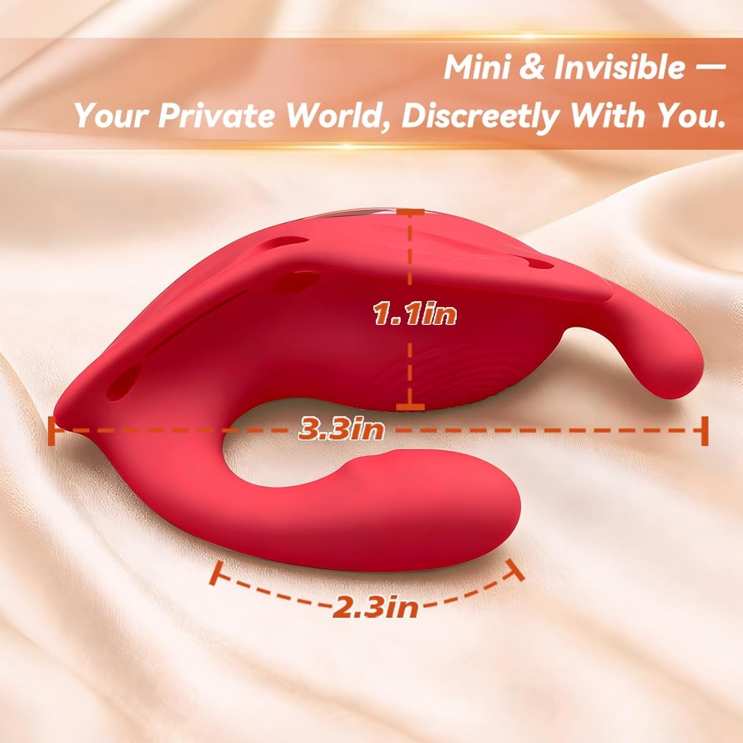 Couples App Remote Control Wearable Vibrator, Couple Women Adult Sex Toys, Long Distance Panty Vibrator with Butterfly Stimulator for G Spot Clitoral Penis Pleasure, Female Kinky Sex Toy Game - Vixen | Nova Network