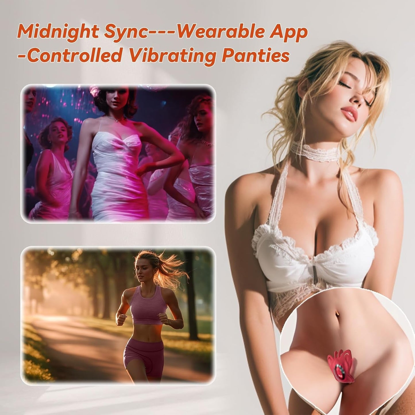 Couples App Remote Control Wearable Vibrator, Couple Women Adult Sex Toys, Long Distance Panty Vibrator with Butterfly Stimulator for G Spot Clitoral Penis Pleasure, Female Kinky Sex Toy Game - Vixen | Nova Network