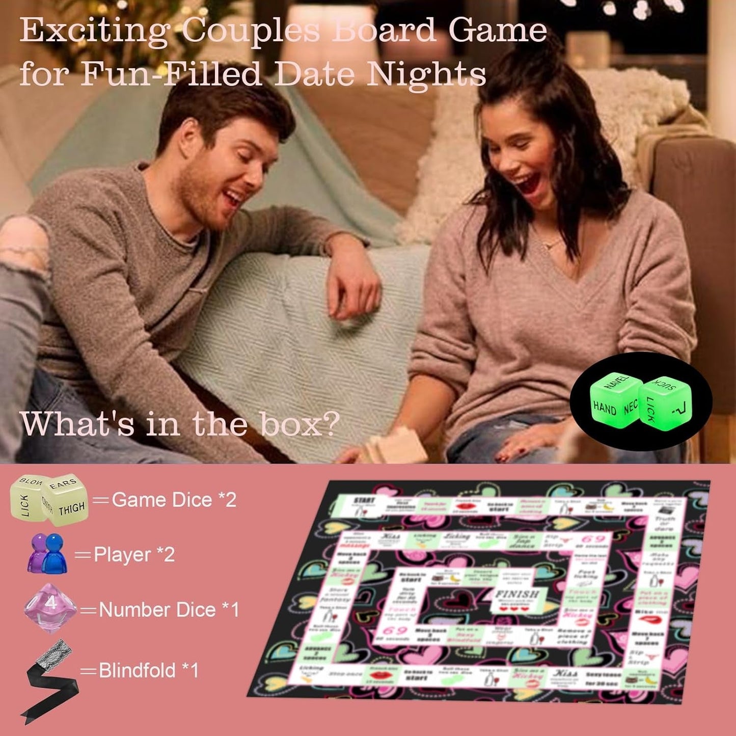 Couples Intimate Date Night Board Game - Vixen | Nova Network