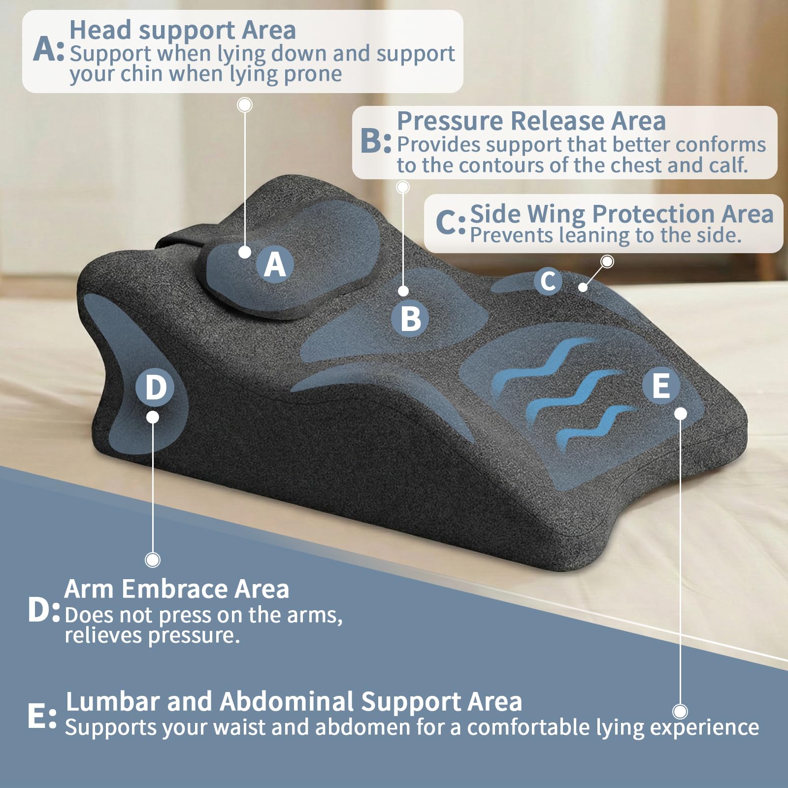 Couples Intimate Position Support Wedge Pillow - Vixen | Nova Network