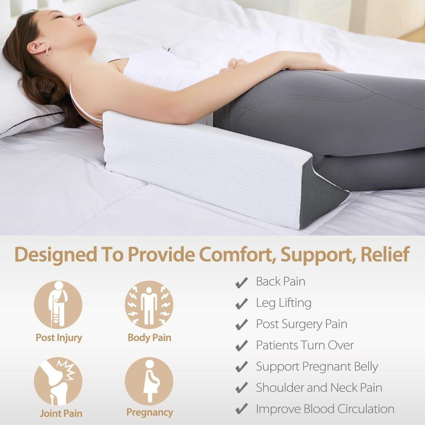 Couples Intimate Side Position Wedge Pillow - Vixen | Nova Network