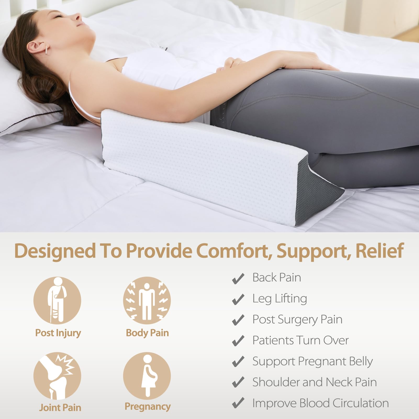 Couples Intimate Side Position Wedge Pillow - Vixen | Nova Network
