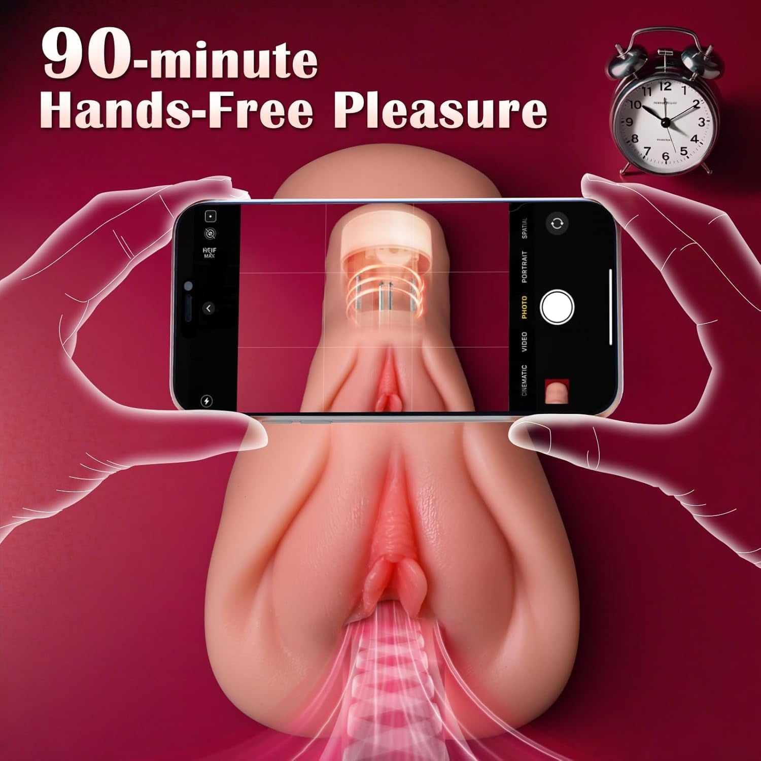 CowGirl App-Controlled Pocket Pussy - Vixen Adult Playroom