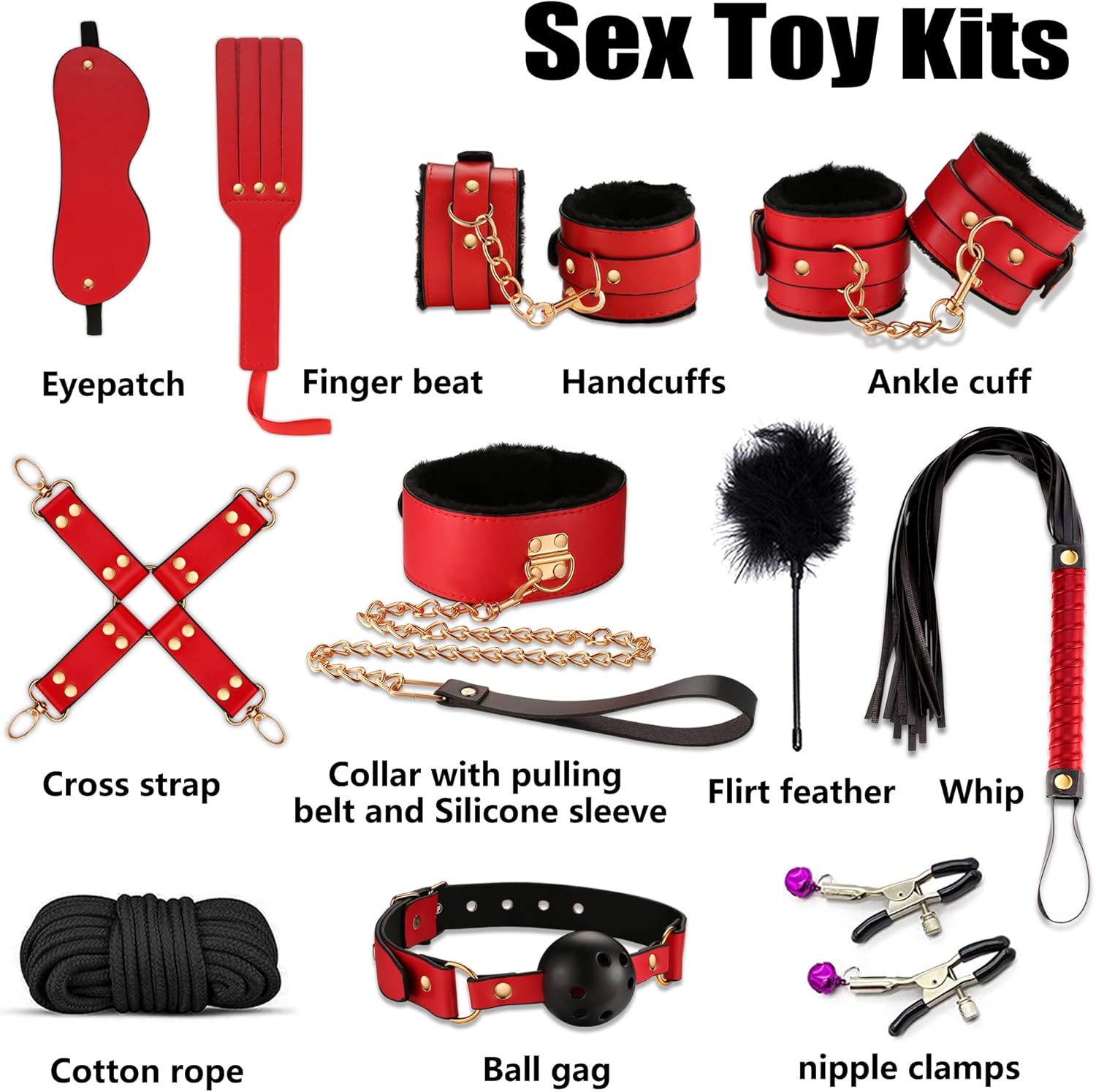 CraveSoft 24 - Piece Bondage Kit - Vixen | Nova Network
