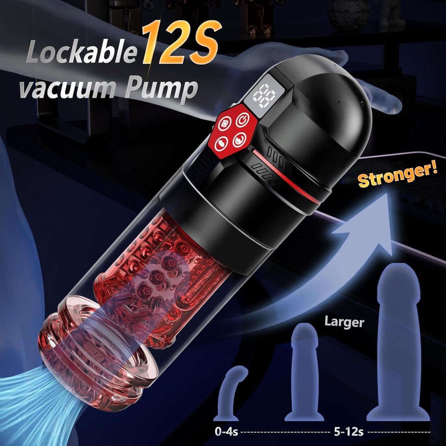 CrimsonHold AI Male Masturbator & Penis Pump - Vixen Adult Playroom