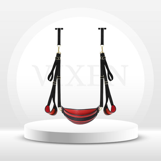 CrimsonLock Door & Thigh Restraints Sex Swing - Vixen | Nova Network