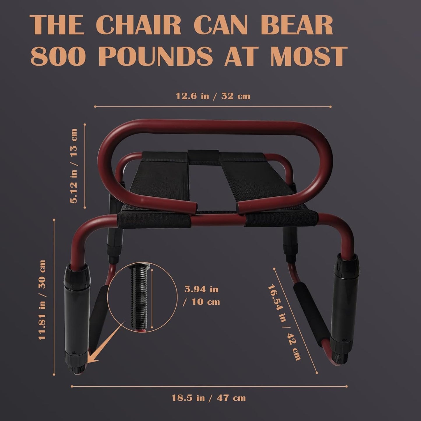 CrimsonRide Adjustable Couples Sex Chair - Vixen | Nova Network
