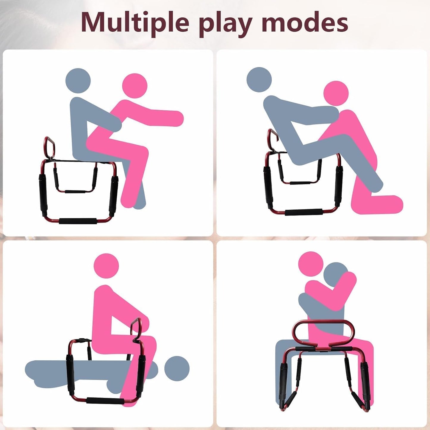 CrimsonRide Adjustable Couples Sex Chair - Vixen | Nova Network