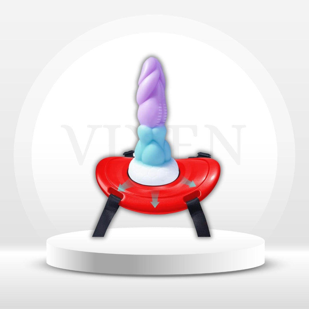 CrimsonRide Suction Cup Dildo Saddle Mount - Vixen | Nova Network