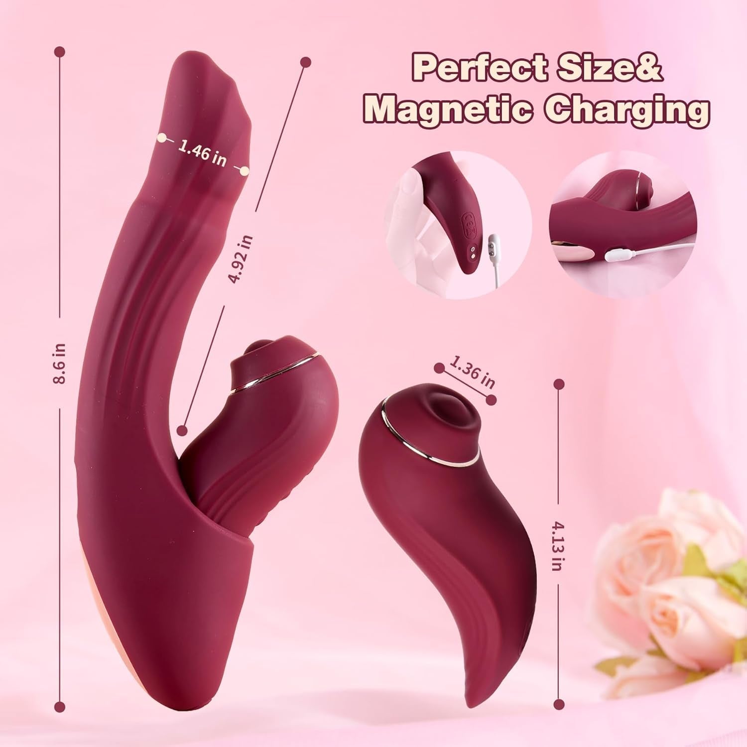 CrimsonSync 6X Dual Thrust Rabbit Vibrator - Vixen | Nova Network