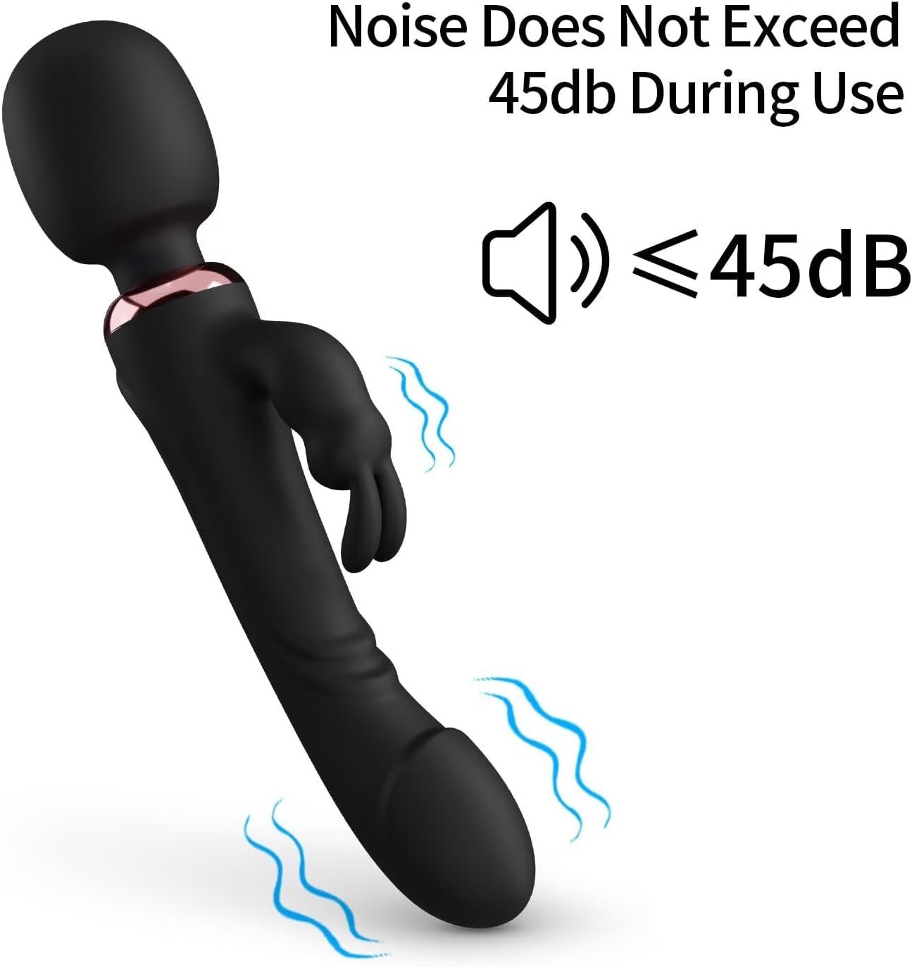 CrimsonTriad Triple Stimulation Rabbit Dildo Wand - Vixen | Nova Network