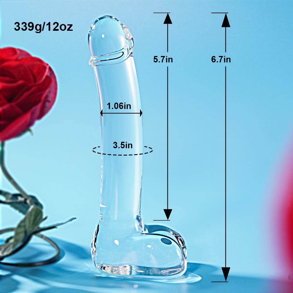 CrystalCurve Small Glass Dildo - Vixen | Nova Network