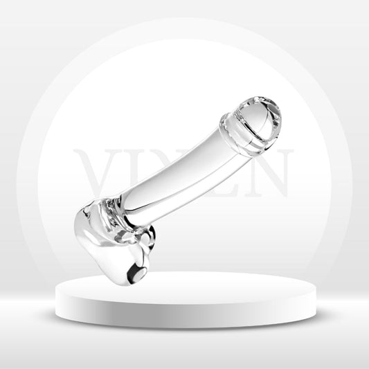 CrystalCurve Small Glass Dildo - Vixen | Nova Network